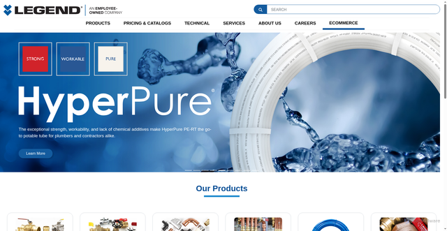 Security scan screenshot of https://legendvalve.com/