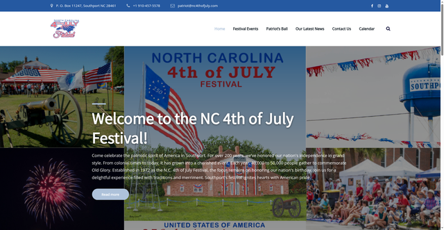 Security scan screenshot of https://nc4thofjuly.com/