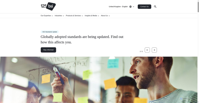 Security scan screenshot of https://www.bsigroup.com/en-GB/