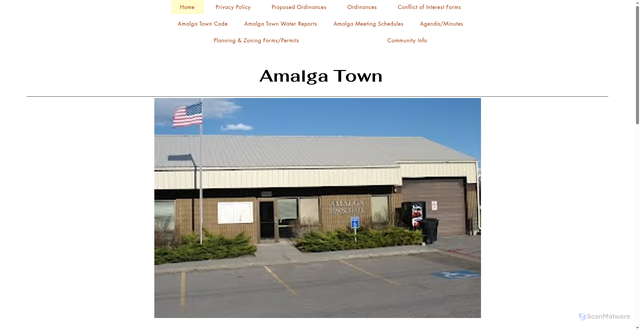 Security scan screenshot of https://www.amalgautah.gov/