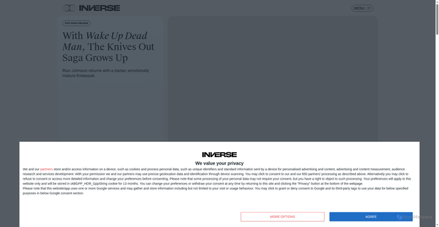Security scan screenshot of https://www.inverse.com/entertainment/wake-up-dead-man-review-tiff