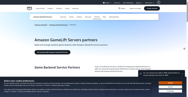 Security scan screenshot of https://gamesparks.net