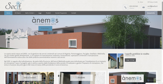 Security scan screenshot of https://secif.info/