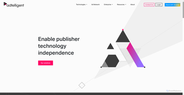 Security scan screenshot of https://player.adtelligent.com