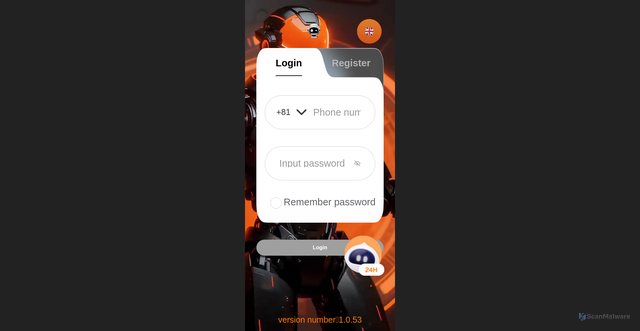 Security scan screenshot of https://atraywlw.top/