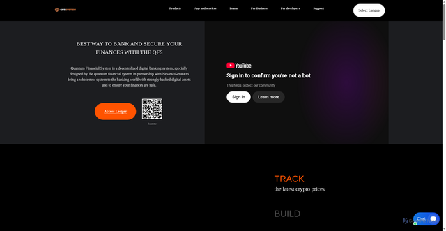 Security scan screenshot of https://qfssystem.org/