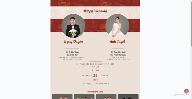 Security scan screenshot of https://trongquyen-anhtuyet.xyz/