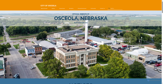 Security scan screenshot of https://www.osceolane.gov/