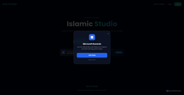 Security scan screenshot of https://leta-base-qsct6xdduh.edgeone.app/