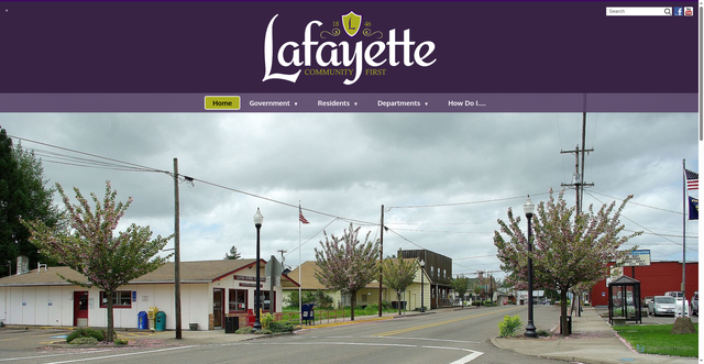 Security scan screenshot of https://lafayetteoregon.gov/