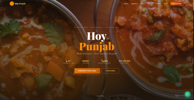Security scan screenshot of https://hoy-panjab-restaurant-zaupa8sfdf.edgeone.app/
