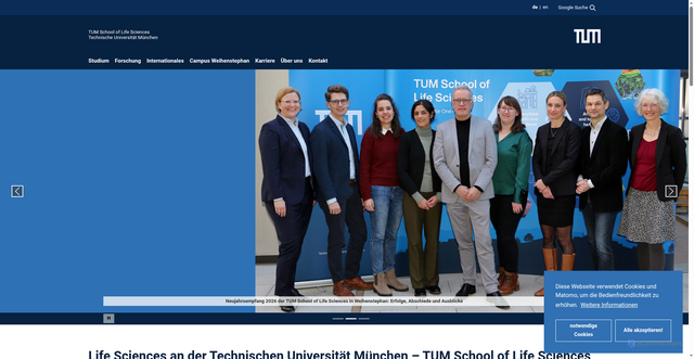 Security scan screenshot of https://ls.tum.de