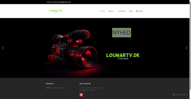 Security scan screenshot of https://loumar.dk