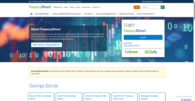 Security scan screenshot of https://taaps.gov/