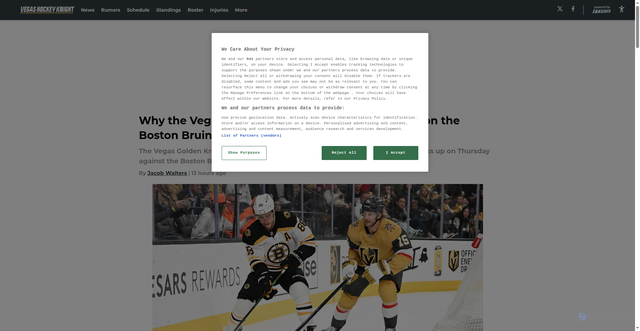 Security scan screenshot of https://vegashockeyknight.com/why-the-vegas-golden-knights-must-get-the-jump-on-the-boston-bruins-early