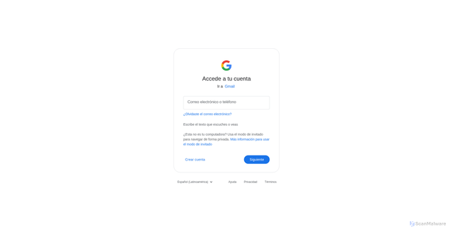 Security scan screenshot of https://soydanielc.github.io/accounts.google.com/