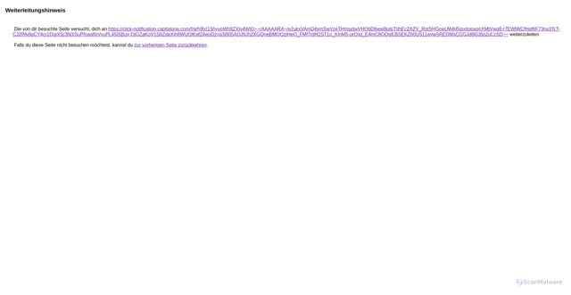 Security scan screenshot of https://www.google.com/url?q=https://click-notification.capitalone.com/f/a/h9lxI15hvvpWh9ZXIv4WtQ~~/AAAAARA~/e2ukxVAmD4smSwVzeTHmsjdwVHO6D6wwBolpTIihEcZAZV_RqtSHGoeLM4H5jpxtoiceqnXMtVwq8-r7EWlWCfHqf6F73ns3TcT-CJ2PAi8gCY4cr1OgjX5c3NXSuPfoaqlfqVyuPL45lSBux-OjGZaKoV1S8ZdeXih8WUOlKaf2AeoDzyq3I805AQJ9Jh2XGQneBMQQzjHeO_FMf7rdH2ST1o_KlnM5-urOxz_E4mC8OQplLBSEKZh0US11eywSREDMsCGGJd8i0J6p2uCc5Q~~&amp;source=gmail&amp;ust=1758081242739000&amp;usg=AOvVaw1ozbZYlGGifaMIFZ06O8sS