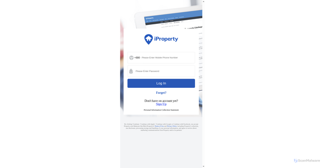 Security scan screenshot of https://ipropertyincrease.com/