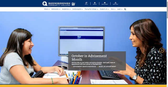 Security scan screenshot of https://www7.qcc.cuny.edu