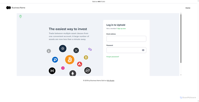 Security scan screenshot of https://myauthuphodll.wixstudio.com/us-en