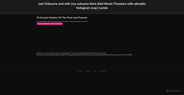 Security scan screenshot of https://pikejudgeblog-dpn8knmrw4nu.edgeone.app/15-sexiest-models-of-the-past-and-present.html