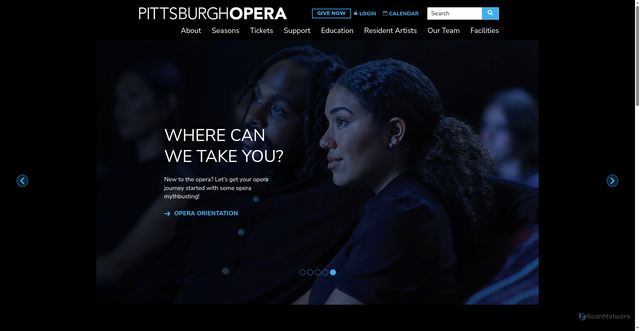Security scan screenshot of https://pittsburghopera.org/