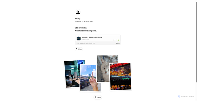 Security scan screenshot of https://r1cky-jv79uvo12p.edgeone.app/