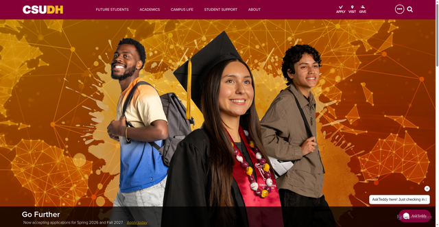 Security scan screenshot of https://www.csudh.edu