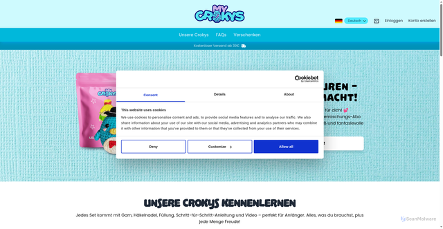 Security scan screenshot of https://mycrokys.se