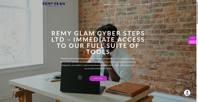 Security scan screenshot of http://remyglamcybersteps.com/