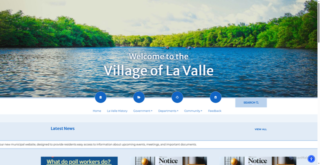 Security scan screenshot of https://villageoflavallewi.gov/