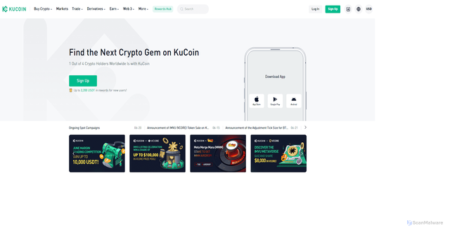 Security scan screenshot of https://kucienlogoenz.webflow.io/