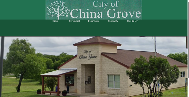 Security scan screenshot of https://www.cityofchinagrovetx.gov/