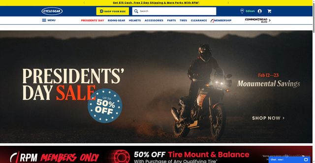Security scan screenshot of https://cyclegear.com