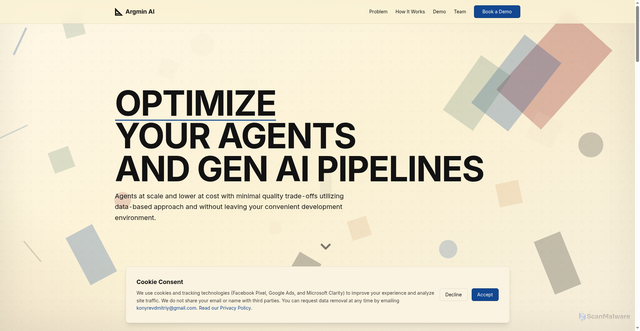 Security scan screenshot of https://argminai.com/