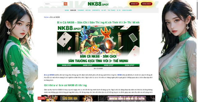 Security scan screenshot of https://nk888o.com/ban-ca-nk88/