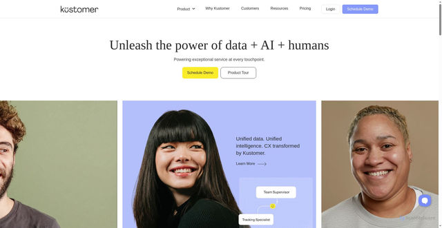 Security scan screenshot of https://kustomer.com