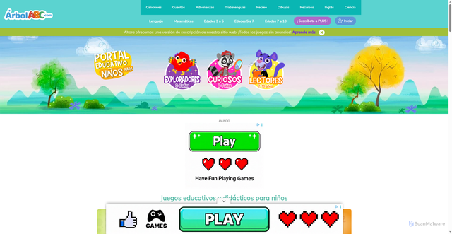 Security scan screenshot of https://arbolabc.com