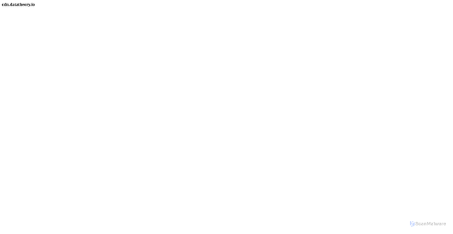 Security scan screenshot of https://cdn.datatheory.io