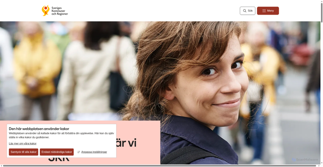 Security scan screenshot of https://Skr.se