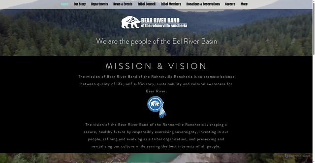Security scan screenshot of https://www.bearriverrancheria.org/