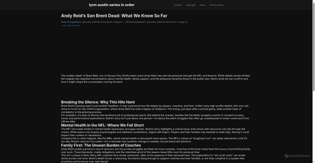 Security scan screenshot of https://rantautrendhub-dpvxrf54kad0.edgeone.app/andy-reid-son-dead.html