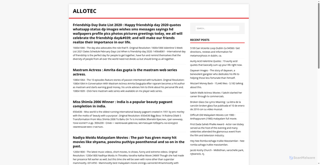 Security scan screenshot of https://salletec.pages.dev/page/6/