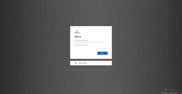 Security scan screenshot of https://dayzim.sharepoint.com