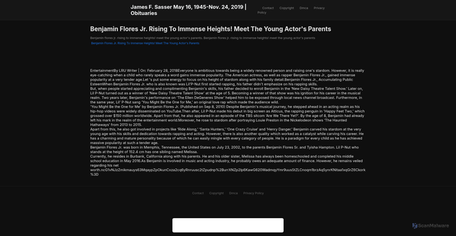Security scan screenshot of https://springsghugo-7hl46a1me6.edgeone.app/13075-benjamin-flores-jr-rising-to-immense-heights-meet-the-young-actors-parents.html