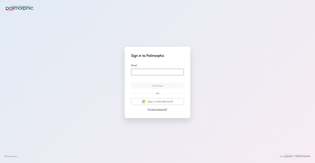 Security scan screenshot of https://app.polimorphic.com
