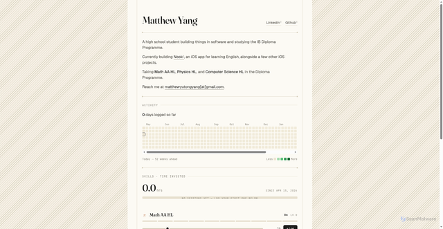 Security scan screenshot of https://mvttqew.com/