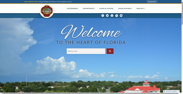 Security scan screenshot of https://hainescityfl.gov/
