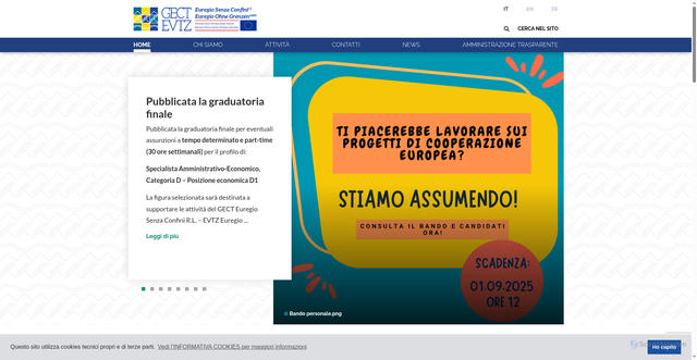 Security scan screenshot of https://euregio-senzaconfini.eu/it/
