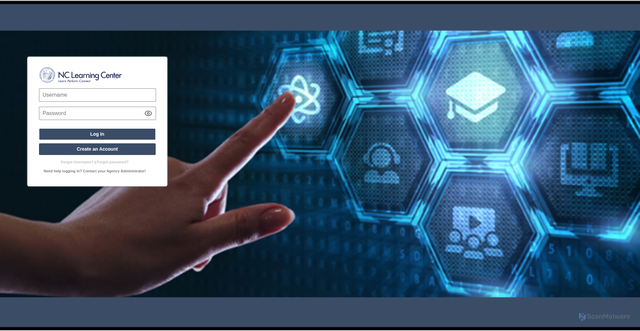 Security scan screenshot of https://ncgov.csod.com